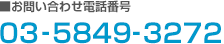 お問い合わせ電話番号:03-5849-3272